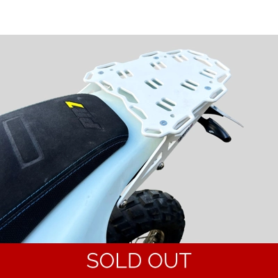 WHITE Rear Top Rack for AJP PR7 title=